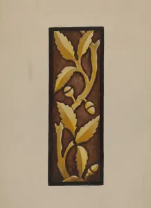 Acorns Prints: Painted Glass - Mariners Church, c. 1937. Creator: James McLellan