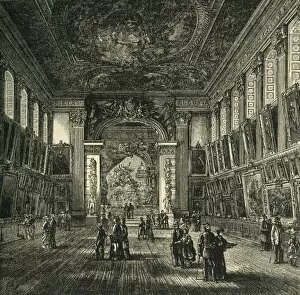 The Painted Hall, Greenwich Hospital, (c1878). Creator: Unknown