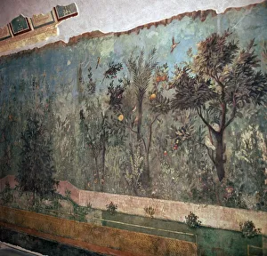 Painted room from Livias villa, c. 1st century BC