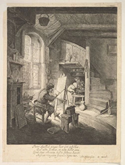 Assistant Collection: The Painter, 17th century. Creator: Adriaen van Ostade