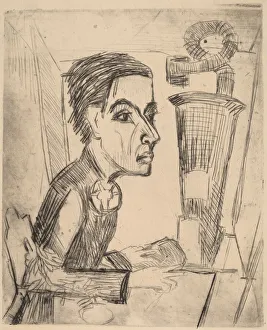 The Painter, 1923. Creator: Ernst Kirchner