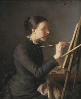 Julius Paulsen Prints: The Painter Agnes Paulsen, the Artist's Sister