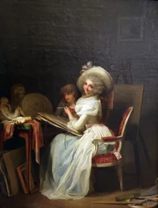 Images Dated 21st June 2011: A Painter, c1785. Artist: Louis Leopold Boilly