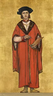 Albert De Vriendt Prints: The Painter Jan van Eyck, 1889. Creator: Albrecht De Vriendt