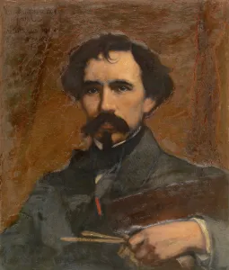 1866 Prints: The Painter Joseph Lies, 1866. Creator: Charles Verlat