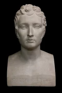 The painter Joseph Rebel, 1834. Creator: Johann Nepomuk Schaller
