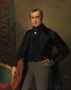 The Painter Paul Delaroche. Creator: Jean Francois Portaels