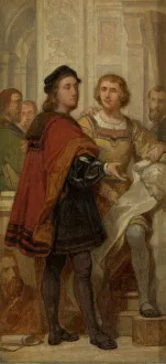 Orley Bernaert Van Prints: The Painters Raphael and Bernard van Orley, (c1510s), c1860s. Creator: Nicaise de Keyser