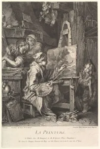 The Metr Prints: Painting, 1752. Creator: Marie Madeleine Igonet
