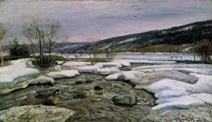 Melting Prints: Painting, 1889. Creator: Fredrik Jonas Lucian Botfield Collett