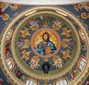 Pantocrator Prints: Painting of Christ Pantocrator, 1970s