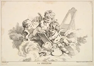 De La Rue Louis Felix Gallery: Painting. Creator: Louis Felix de la Rue