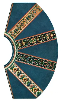 Painting on cupola, Chora Church, Constantinople [Istanbul, Turkey], (1928). Creator: Unknown