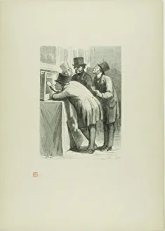 Expert Prints: Painting Experts, 1863, printed 1920. Creator: Charles Maurand