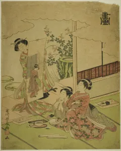 Painting (Ga), from an untitled series of the four accomplishments, c. 1772 / 75