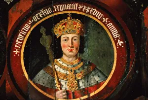 Painting of King Henry VI of England (1422-1461) at Chichester Cathedral, England, 20th century. Artist: CM Dixon Painting of King Henry VI of England (1422-1461) at Chichester Cathedral, England, 20th century. Artist: CM Dixon