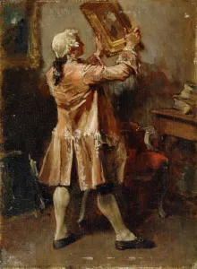 Connoisseur Prints: A Painting Lover, 19th century. Artist: Jean Louis Ernest Meissonier