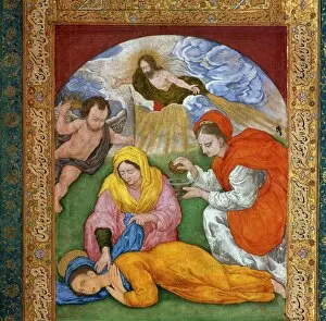 Cecilia Collection: Painting of the martyrdom of St Cecilia, 3rd century