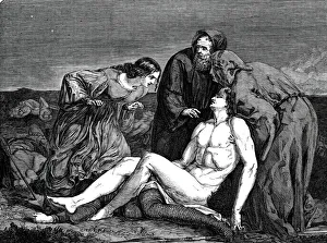 Painting prize - Finding the Body of Harold'- by Mr. J. C. Hook, 1845