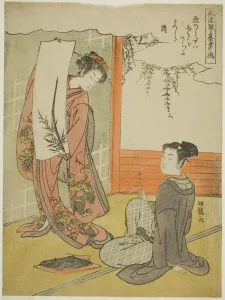 Artwork Collection: Painting, from the series 'Fashionable Versions of the Four Accomplishments... c