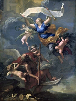 Faithful Gallery: Painting, unknown title, 17th century. Artist: Baldassare Franceschini