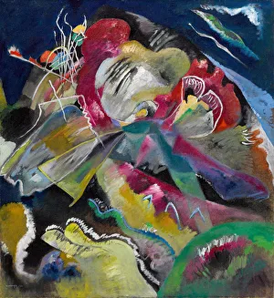 Painting with White Lines, 1913. Creator: Kandinsky, Wassily Vasilyevich (1866-1944)