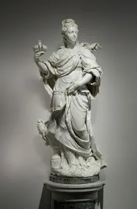 Prudence Prints: Pair of Allegorical Figures of Wealth and Prudence