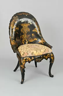 Ch And Xe9 Collection: Pair of Chairs, Birmingham, 1844. Creator: Jennens & Bettridge