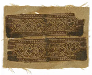 Coptic Prints: Pair of Cuff Bands, Egypt, Roman period (30 B. C. - 641 A. D. ), 3rd / 5th century