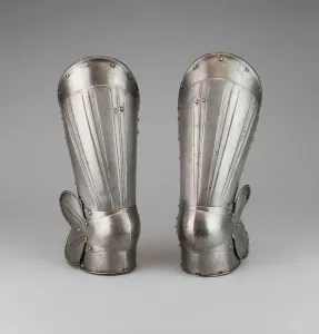 Knee Prints: Pair of Cuisses and Poleyns, Germany, c. 1510. Creator: Unknown