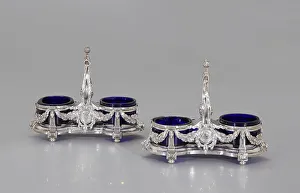 Double Prints: Pair Of Double Salt Cellars, 1782. Creator: Jean-Joseph Beaudet