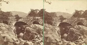 Pair of Early Stereograph Views of British Bridges, 1860s-80s. Creator: Unknown