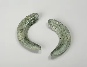 Colima Prints: Pair of Earrings, 200 B. C. / A. D. 200. Creator: Unknown