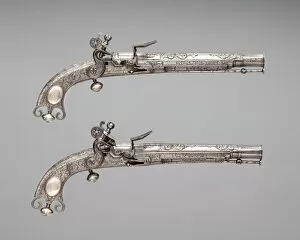 Campbell Collection: Pair of Flintlock Pistols, Scottish, Doune, ca. 1750-70. Creator: Alexander Campbell
