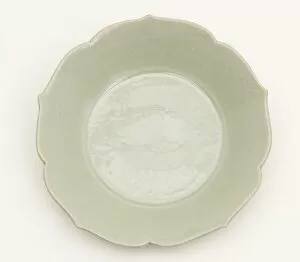 10th Century Gallery: Pair of Foliate-Rimmed Dish, Five Dynasties period or Northern Song dynasty, 10th century