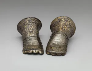Philip Iii Prints: Pair of Gauntlets for a Child, Italian, Milan, ca. 1585. Creator: Lucio Piccinino