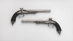Leopold Prints: Pair of Percussion Target Pistols for 1844 Exposition des Produits de l Industrie in