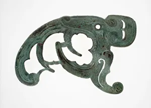 Pair of Plaques with Profile Animal Heads, Western Zhou dynasty, 10th/8th century B.C Pair of Plaques with Profile Animal Heads, Western Zhou dynasty, 10th/8th century B.C