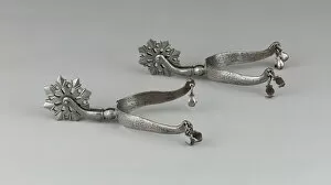 Pair of Rowel Spurs, Northern Europe, early 17th century. Creator: Unknown
