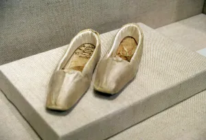 Pair of Shoes (Formely Belonging to Queen Victoria 1819-1901), London, c.1850. Creator: Gundry & Sons. Pair of Shoes (Formely Belonging to Queen Victoria 1819-1901), London, c.1850. Creator: Gundry & Sons