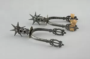 Pair of Spurs, France, 19th century. Creator: Unknown