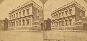 Stereoscope Card Gallery: Pair of Stereograph Views of Chapel Royal, London, 1850s-1910s. Creator: Unknown