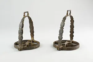 Pair of Stirrups, Flanders, 19th century (?) in 16th century European style Pair of Stirrups, Flanders, 19th century (?) in 16th century European style
