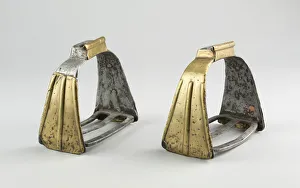 Stirrups Prints: Pair of Stirrups, Germany, 19th century in early 16th century German style