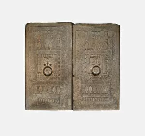 Grave Goods Collection: Pair of Tomb Chamber Doors, Western Han dynasty (206 B.C.-A.D. 9), 1st century B.C