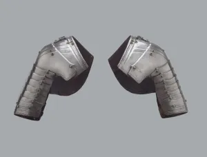 Pair of Tournament Pauldrons (Shoulder Defenses), German, Augsburg, ca. 1500