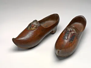 Pair of Wooden Shoes (Sabots) [right], 1889 / 1890. Creator: Paul Gauguin