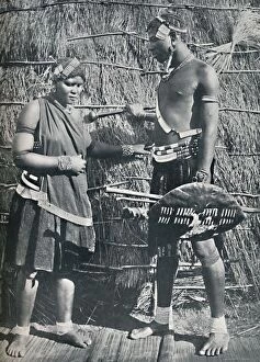 Zulu Gallery: A pair of Zulu lovers, 1912