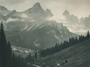 Dolomites Prints: Pala Group, San Martino di Castrozza, Dolomites, Italy, 1927. Artist: Eugen Poppel