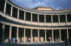 Carlos I Prints: Palace of Charles V, Alhambra, Granada, Andalusia, Spain